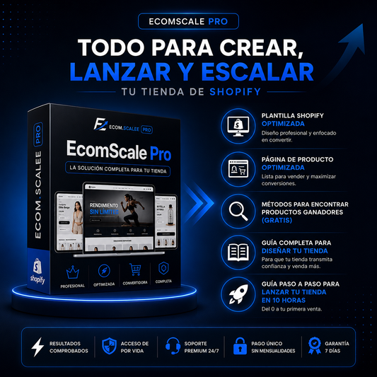 EcomScale™ Pro - LANZA TU TIENDA EN 10 HORAS