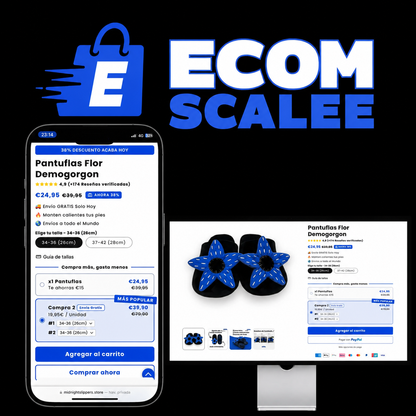 EcomScale™ Pro - LANZA TU TIENDA EN 10 HORAS