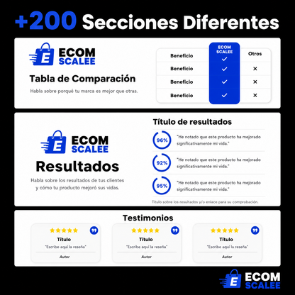 EcomScale™ Pro - LANZA TU TIENDA EN 10 HORAS